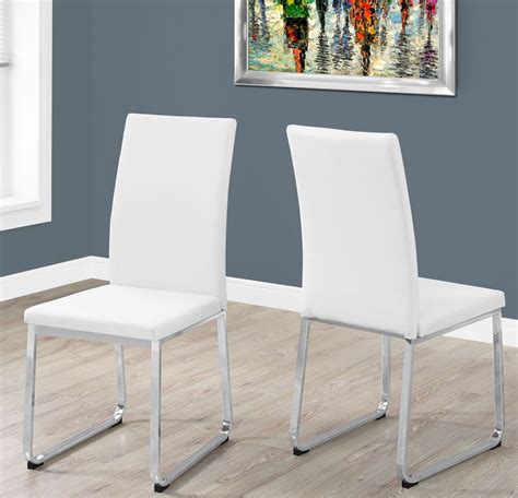 leather and chrome dining chairs|Chrome Leather Dining Chair